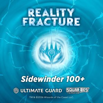 Ultimate Guard Sidewinder 100+ Xenoskin Magic: The Gathering "Reality Fracture" - Blue Mythic